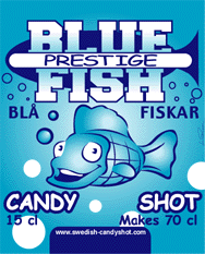 Blue Fish prestige candy shot 15 cl.