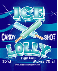 Ice Lolly prestige candy shot 15 cl.