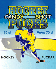 Hockey Pucks prestige candy shot 15 cl.
